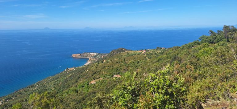 Panorama sulla costa dalle Madonie